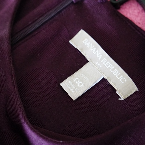 Banana Republic Plumish Belted Sleeveless Mini - Picture 3 of 4